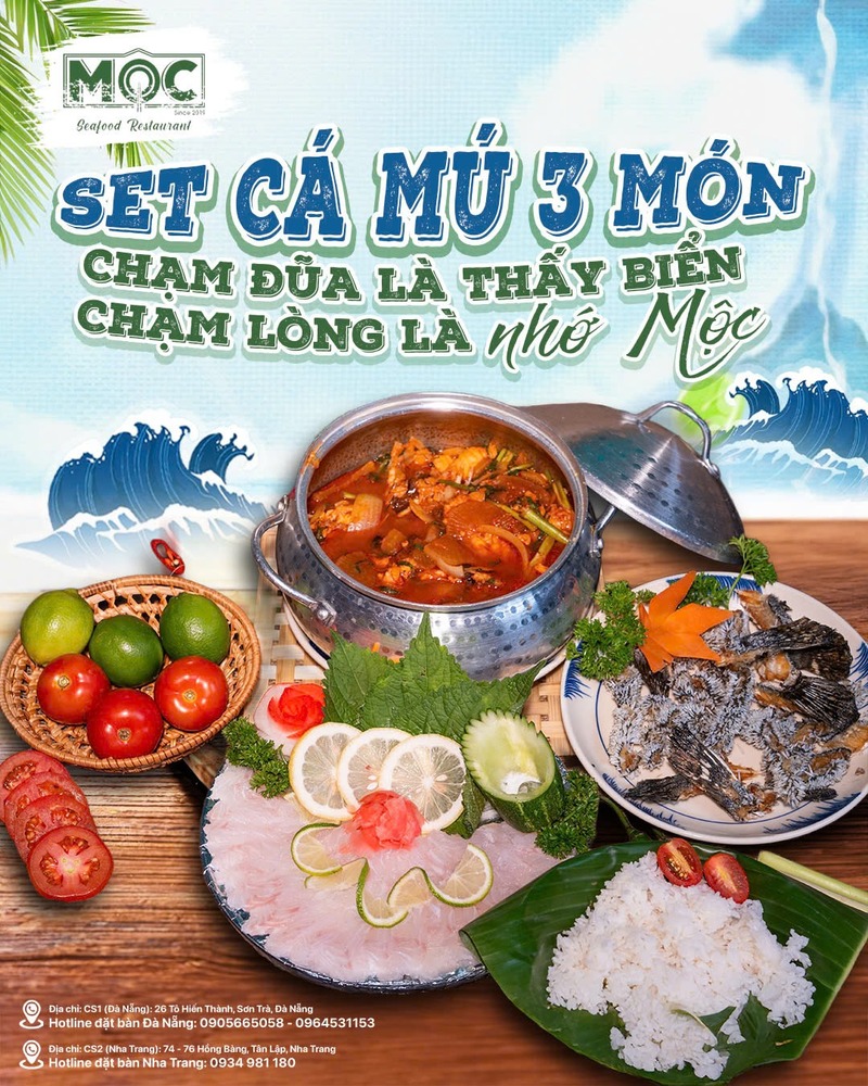 Cá mú Mộc Seafood – Món ăn được yêu thích bởi thực khách sành vị