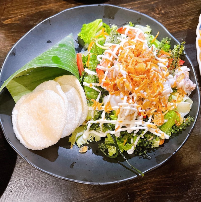 Các món gỏi, salad ngon nhất tại nhà hàng Mộc Seafood
