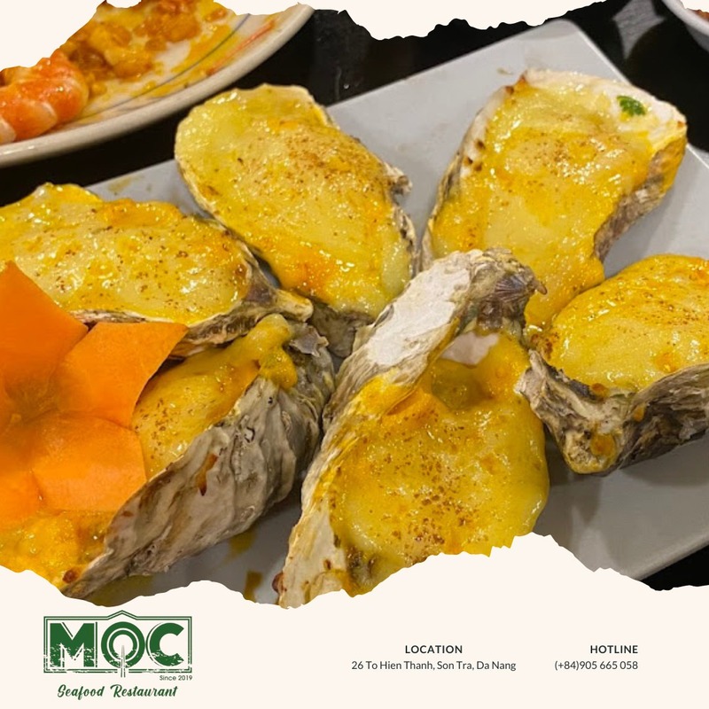 Hàu nướng phô mai - Mộc Seafood