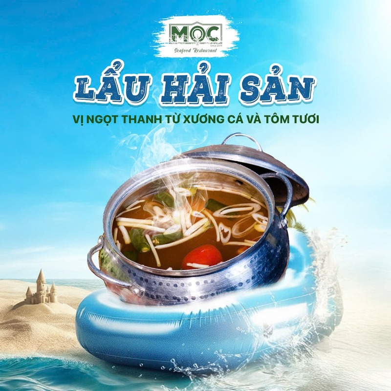 Lẩu hải sản Mộc Seafood – Bùng vị tươi ngọt, ấm lòng thực khách