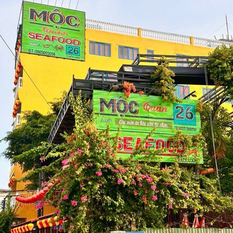 Không gian đậm hơi thở biển kết hợp phong cách Hội An – Huế