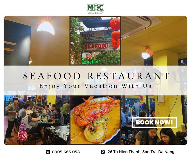 Trải nghiệm trực tiếp hải sản tại Mộc Seafood