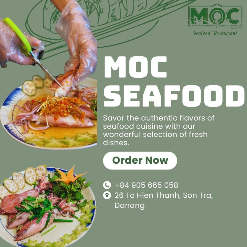 Lý do nên trải nghiệm mực tươi Mộc Seafood