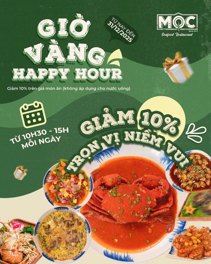 Mộc Seafood - nhà hàng hải sản tươi sống Nha Trang 